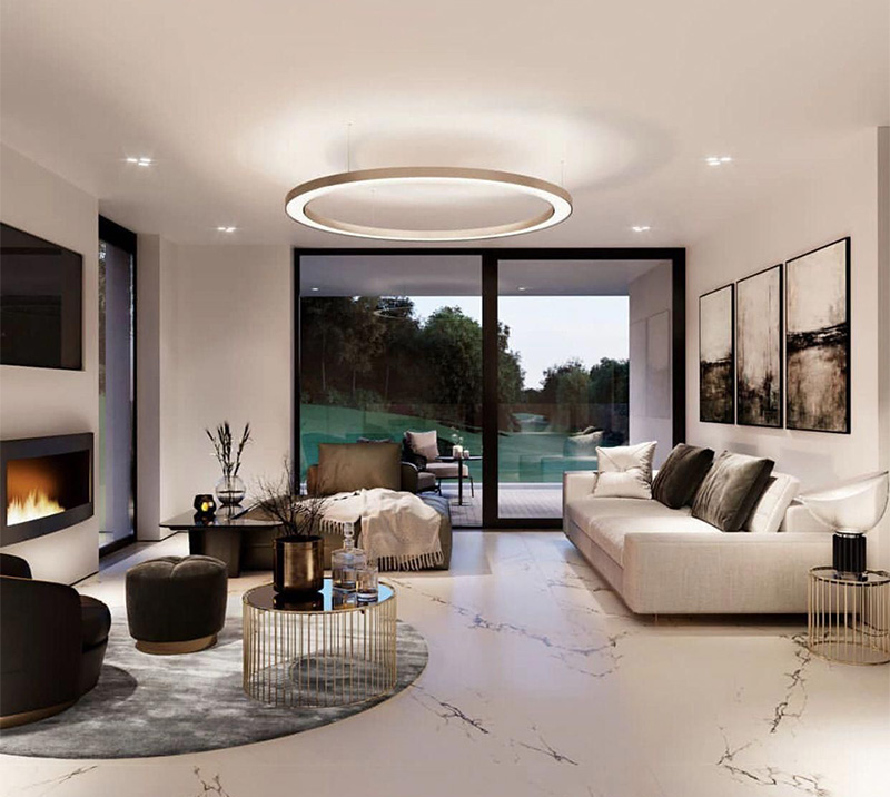 thiết kế nội thất luxury-phòng khách